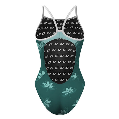 LotusMint - Skinny Strap Swimsuit