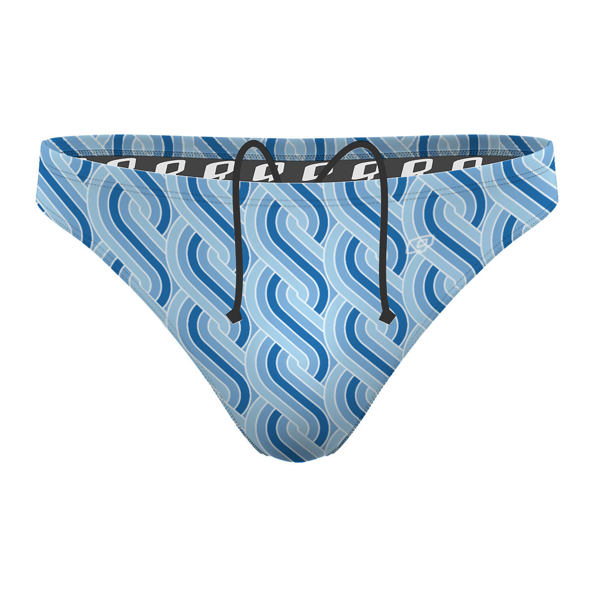 70s Geometric 27 - Waterpolo Brief Swimsuit