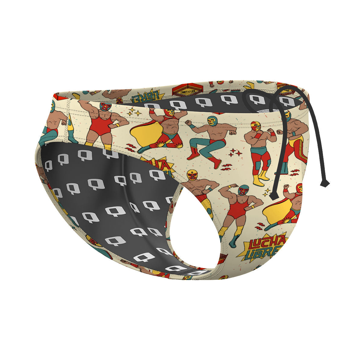 Lucha Libre - Waterpolo Brief Swimsuit