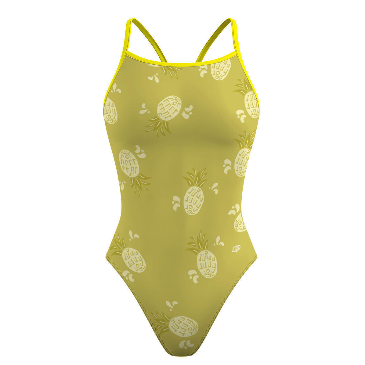 Pineapple - Skinny Strap Swimsuit