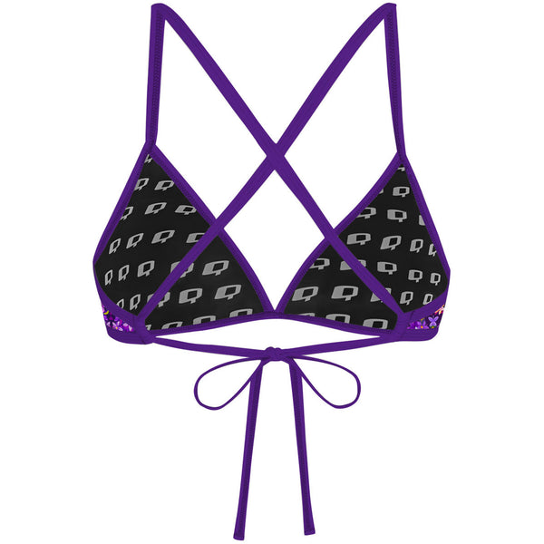 Fairy Flowers - Tieback Bikini Top