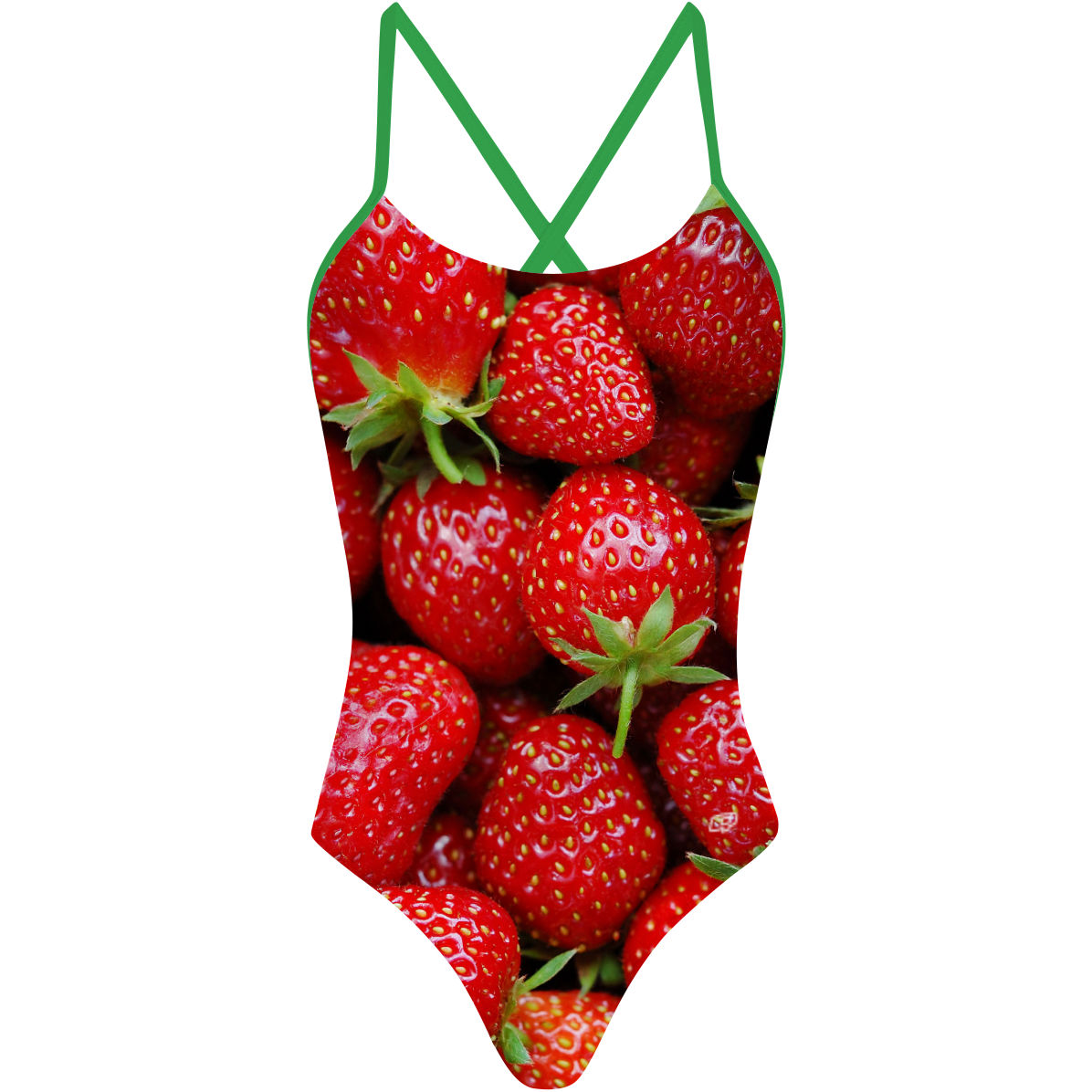 Strawberry - Tieback One Piece Swimsuit