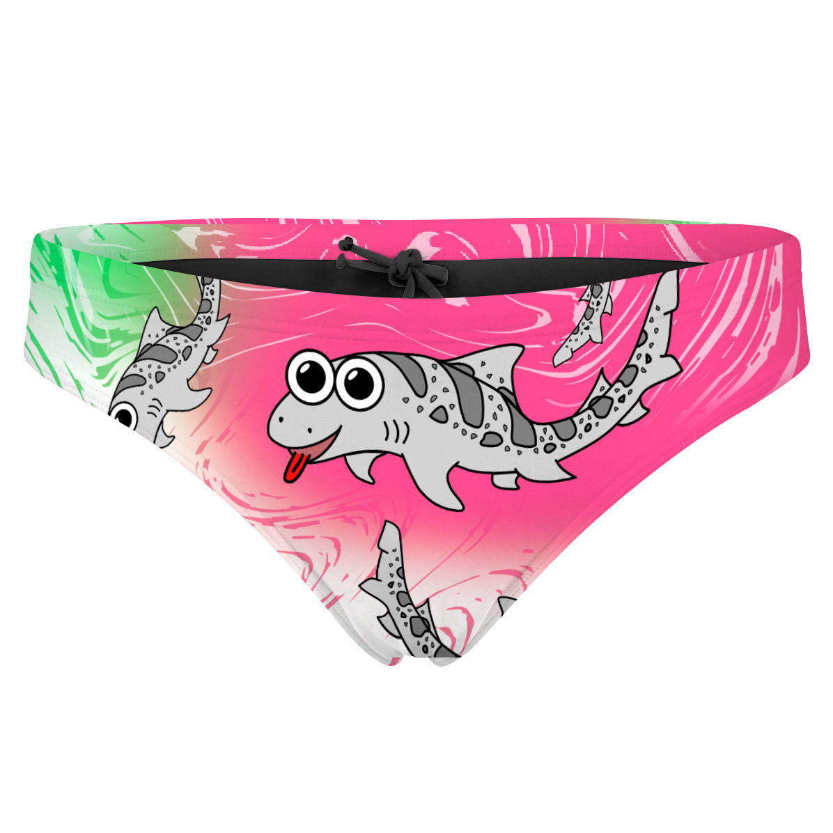 Pink Sharkie v3.1 Band - Bandeau Bikini Bottom