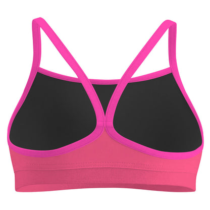 Pink Classic Sports Bikini Top