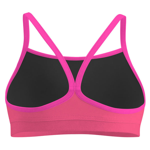 Pink Classic Sports Bikini Top
