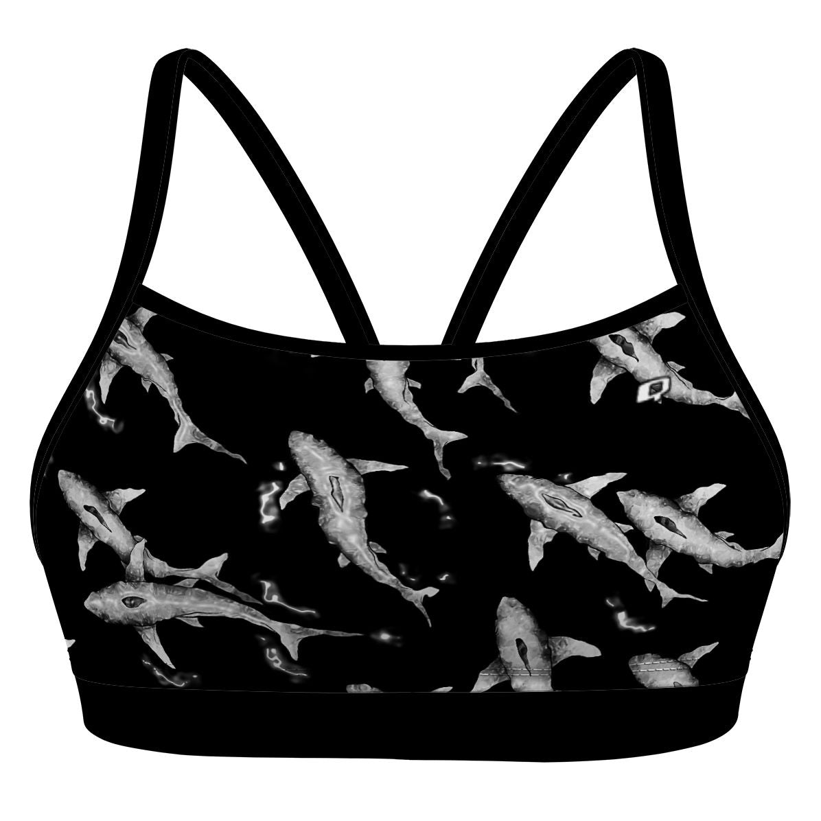 Shark Shiver - Classic Sports Bikini Top