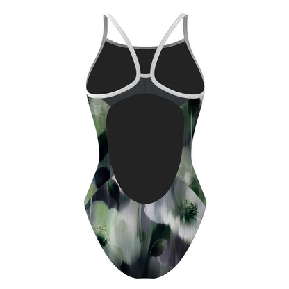 Moss Garden - Skinny Strap Swimsuit