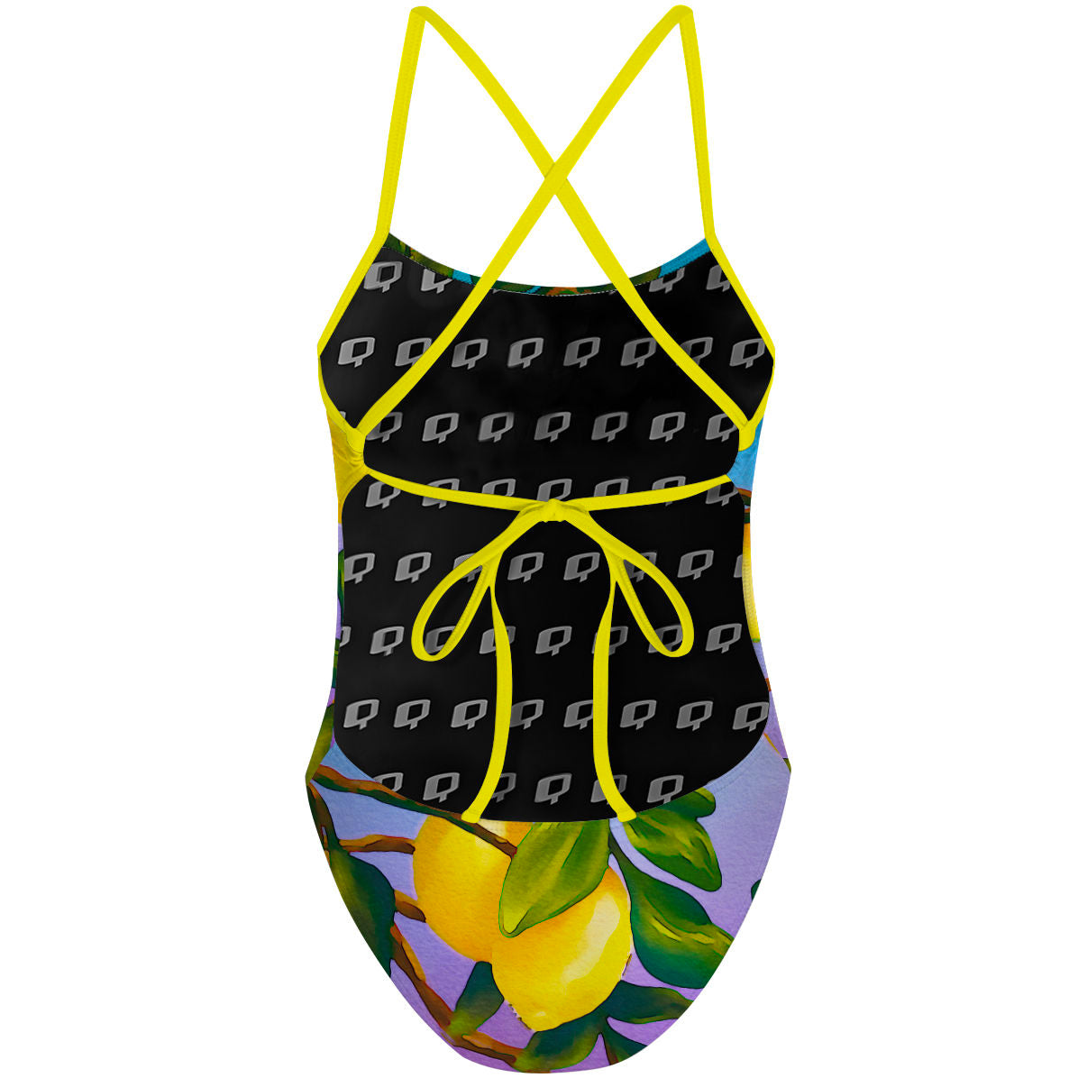 Lemon Squeeze - Tieback One Piece Swimsuit