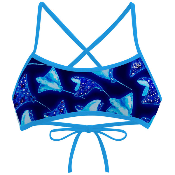 Manta Rays -  Ciara Tieback Bikini Top