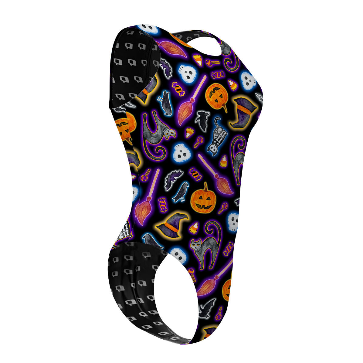 Halloween Trick or Treat - Women's Waterpolo Swimsuit Cheeky Cut