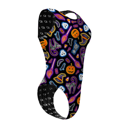Halloween Trick or Treat - Women's Waterpolo Swimsuit Cheeky Cut