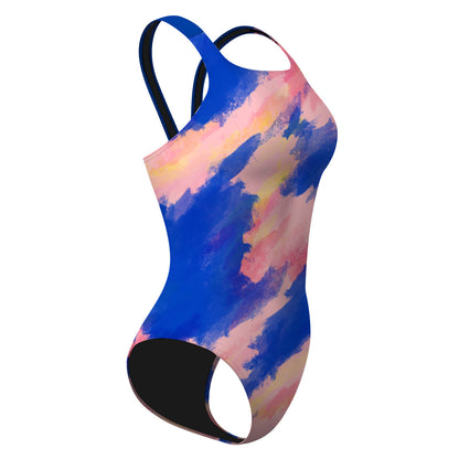 Ink drags Classic Strap Swimsuit, view 3