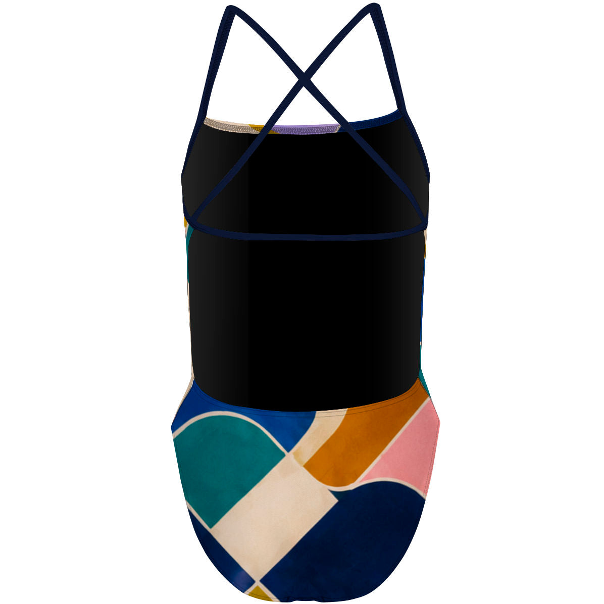 Mosaic "X" Back Swimsuit, view 2