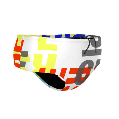 White persp-2 - Classic Brief Swimsuit