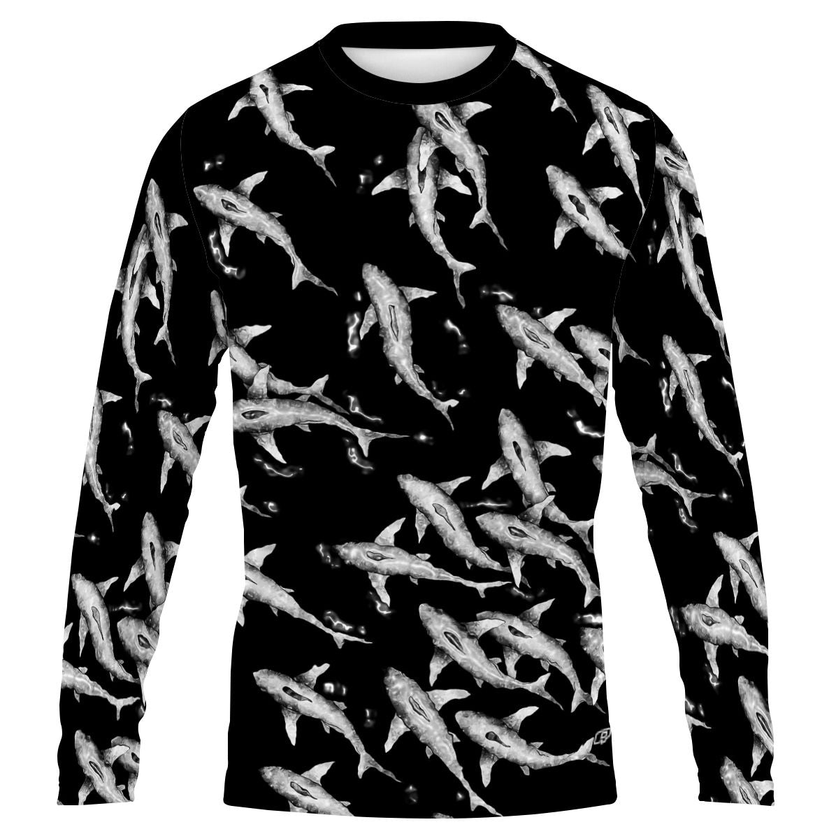 Shark Shiver - Men's Performance Shirt Long Sleeve