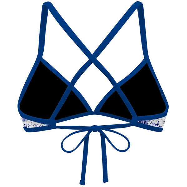 Delft Blue - Tieback Bikini Top