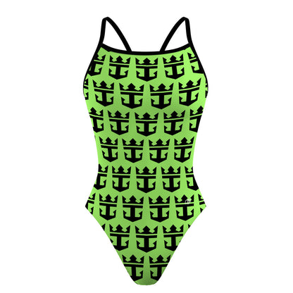 rccl lime green - Sunback Tank Swimsuit