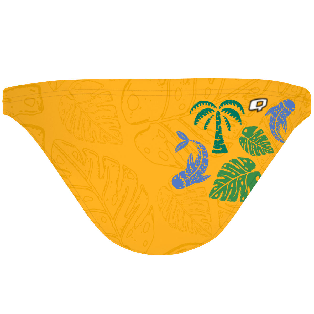Seaside jungle - Tieback Bikini Bottom