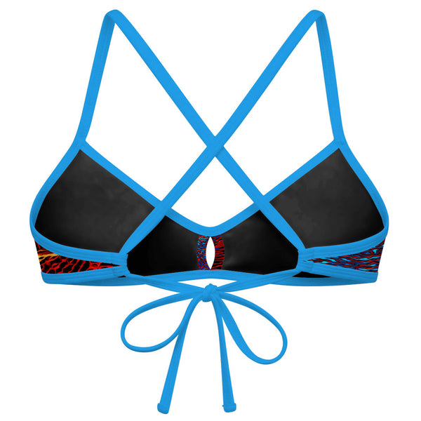 Breath of the Red Coral -   Demi Tieback Bikini Top