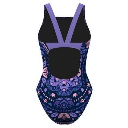 Delicated Mandala Classic Strap Swimsuit, view 2