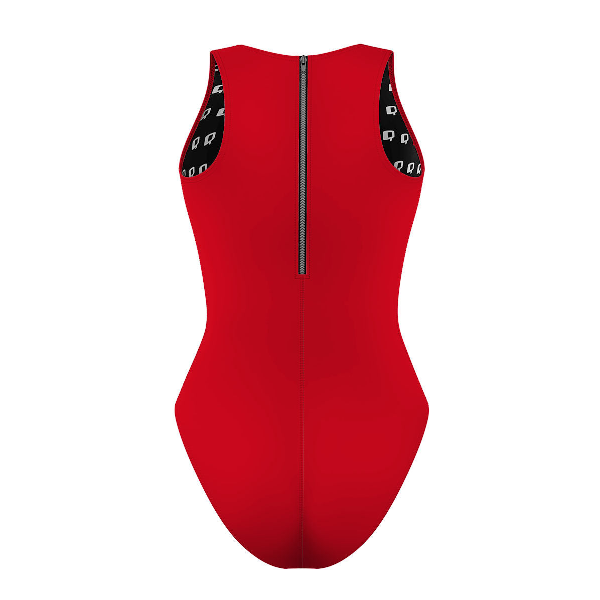 Red - Women's Waterpolo Swimsuit Classic Cut
