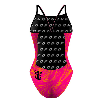 pink/orange - Sunback Tank Swimsuit