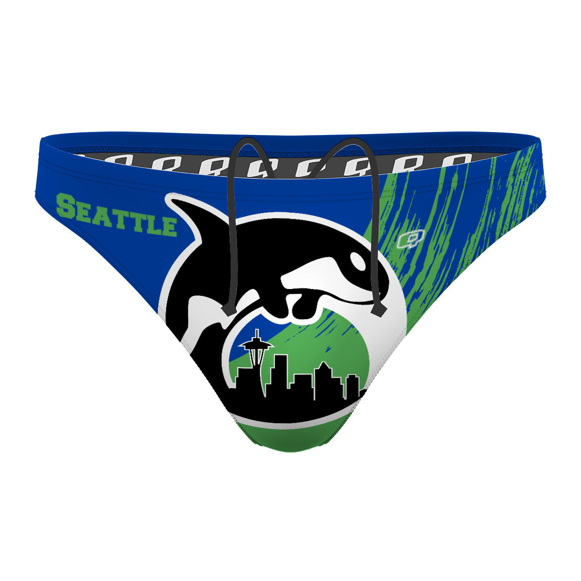 Blue green - Waterpolo Brief Swimsuit