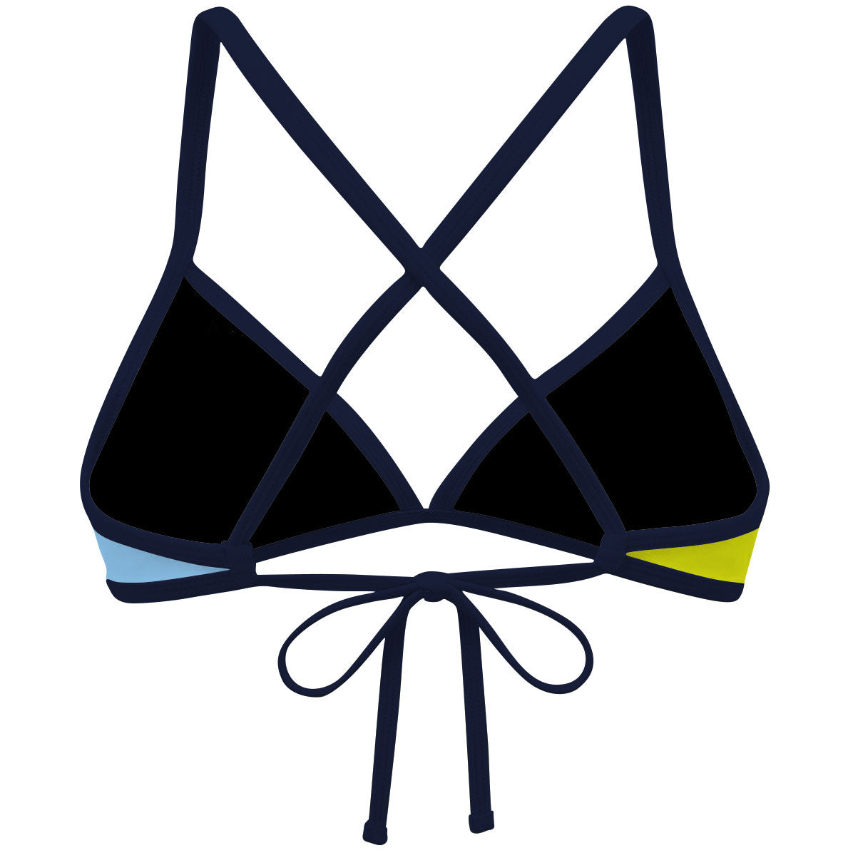 Fade Lagoon Tieback Bikini Top, view 2