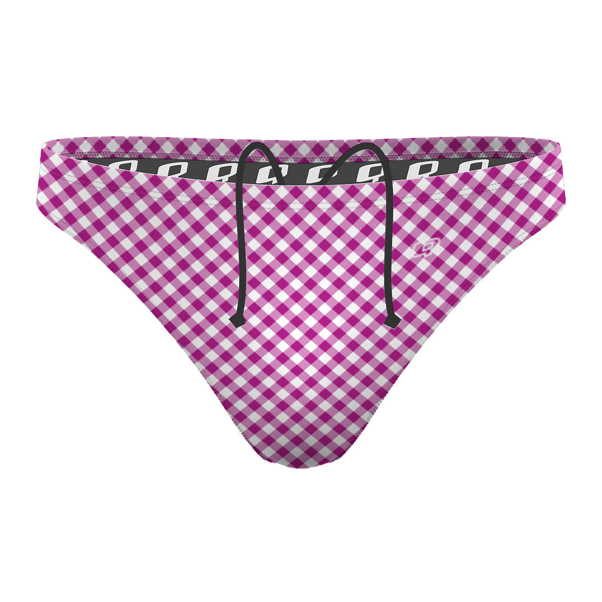 Gingham 40 - Waterpolo Brief Swimsuit