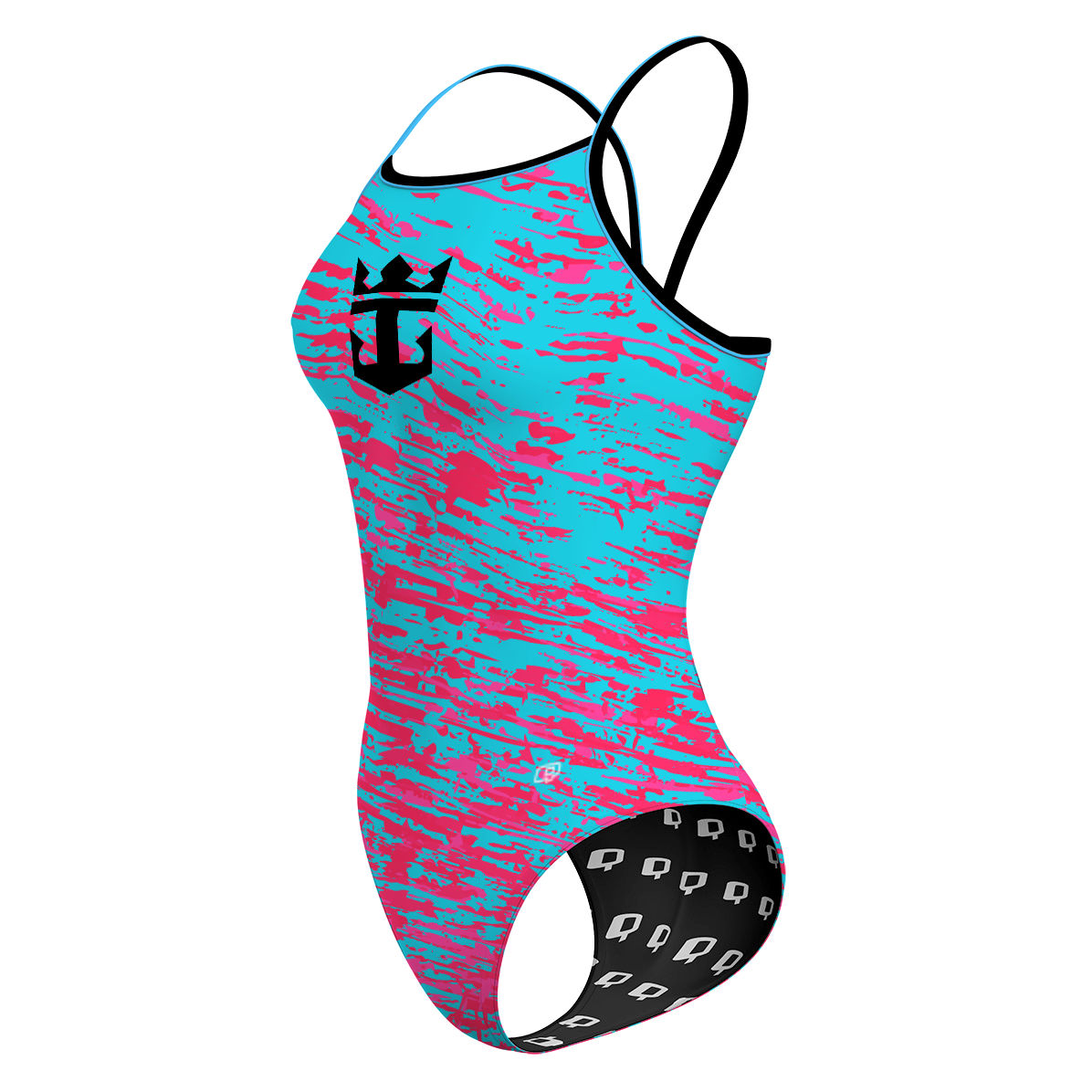 Pink/blue - Sunback Tank Swimsuit