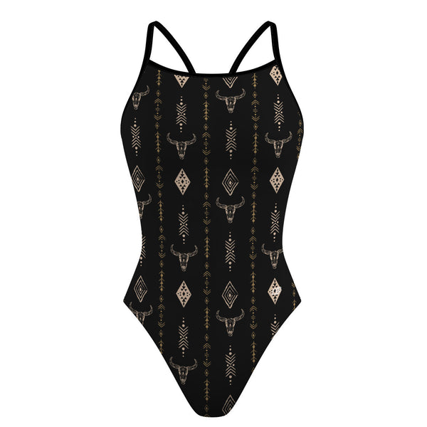 Western Bull - Skinny Strap Swimsuit