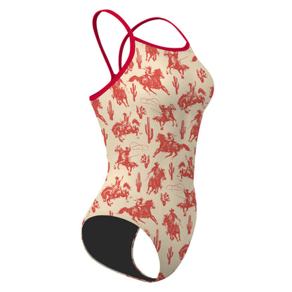 Cowboy Desert - Skinny Strap Swimsuit