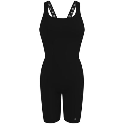 Flat Black - Classic Strap Long Knee Women Jammer