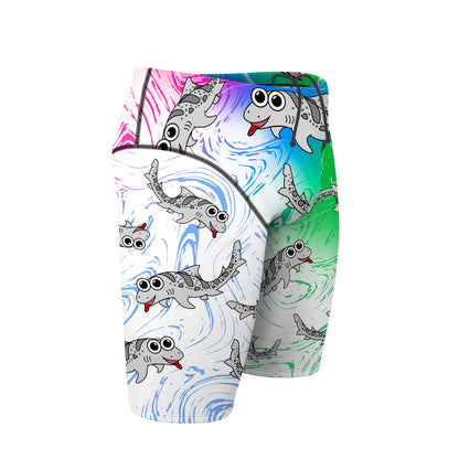 Sharkie Atlas Multicolor G B P Light (Brian) - Atlas Jammer Swimsuit
