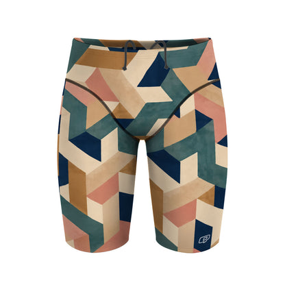 Blocks - Atlas Jammer Swimsuit