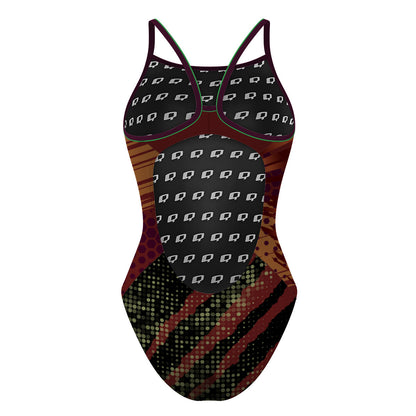 Burn Comet - Skinny Strap Swimsuit