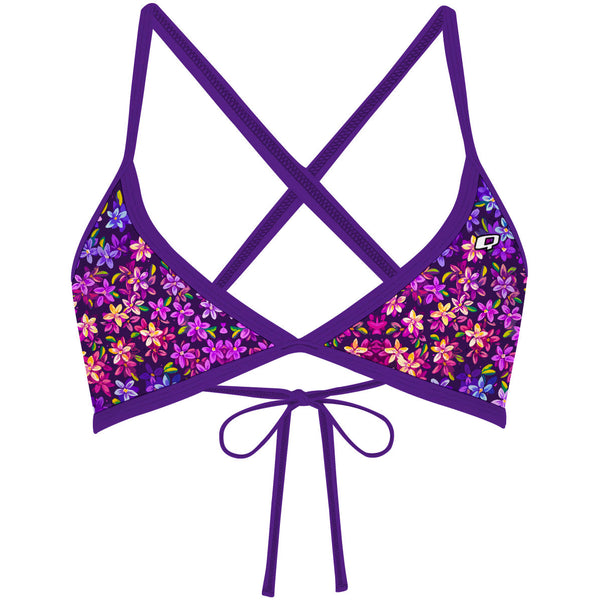 Fairy Flowers - Tieback Bikini Top