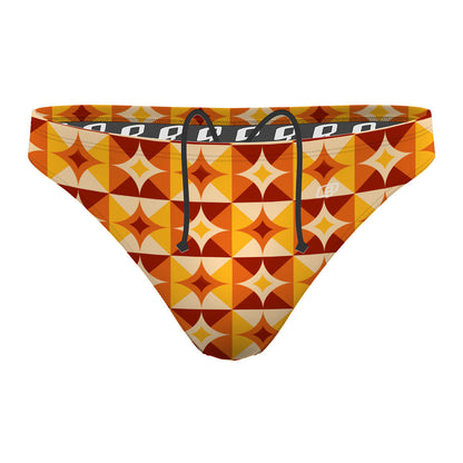 70s Pattern 3 - Waterpolo Brief Swimsuit