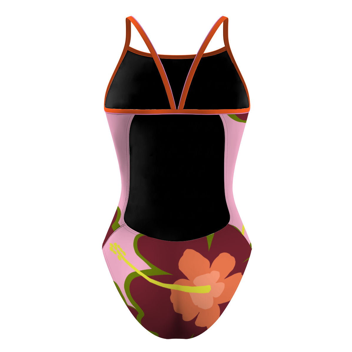 Hibiscus - Sunback Tank Swimsuit