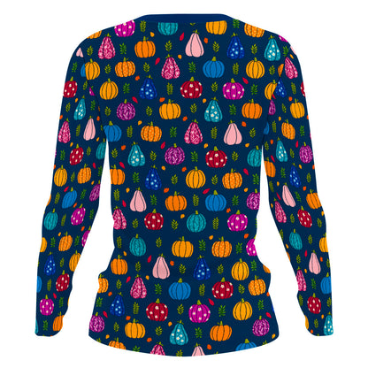Groovy Gourds - Women's Performance Shirt Long Sleeve