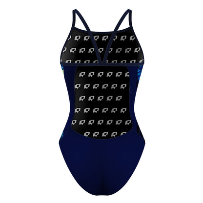 Noche estrellada - Sunback Tank Swimsuit