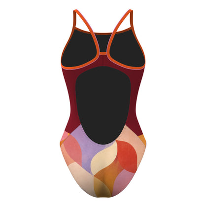 Mosaic - Skinny Strap Swimsuit