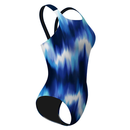Marbled Movement - Classic Strap Swimsuit
