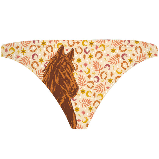 Sheriffs Horse - Tieback Bikini Bottom