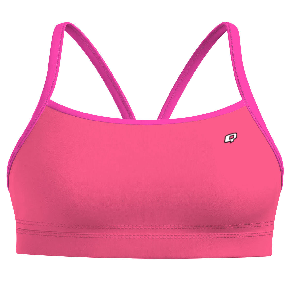 Pink Classic Sports Bikini Top