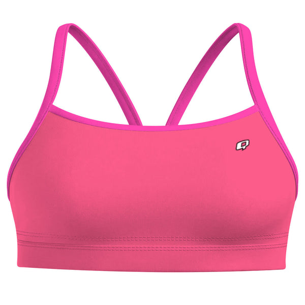 Pink Classic Sports Bikini Top