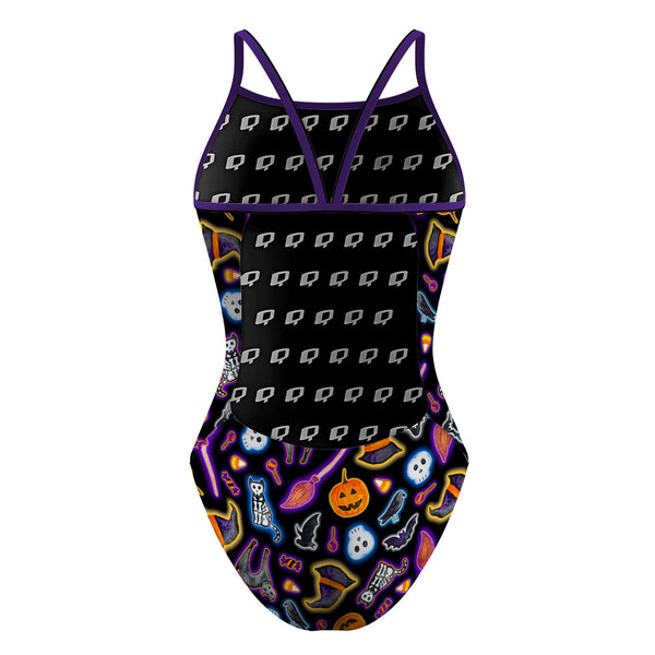 Halloween Trick or Treat - Sunback Tank Swimsuit