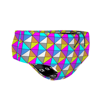 Geometric Pattern Brief - Classic Brief Swimsuit
