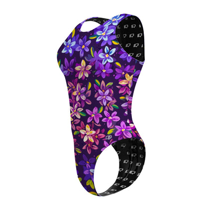 Fairy Flowers - Women's Waterpolo Swimsuit Cheeky Cut