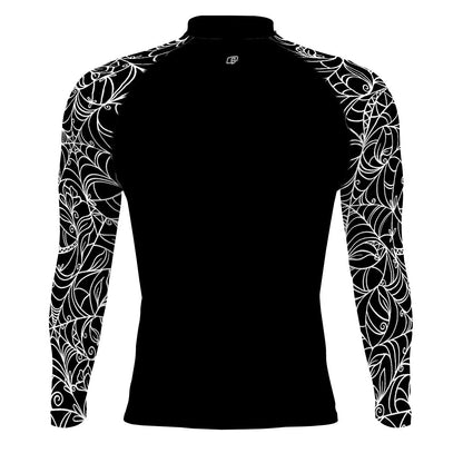Spiderweb Temptation - Men's Surf UPF50+ Long Sleeve Rash Guard